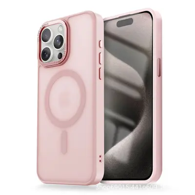 Magnet-Handyhülle mit Metallrahmen für iPhone 18 Pro Max, Soft-Touch-Oberfläche