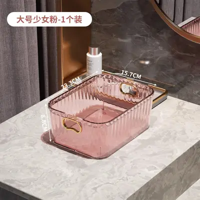 PET-Kosmetik-Aufbewahrungsbox Acryl Schreibtisch-Organizer - 6