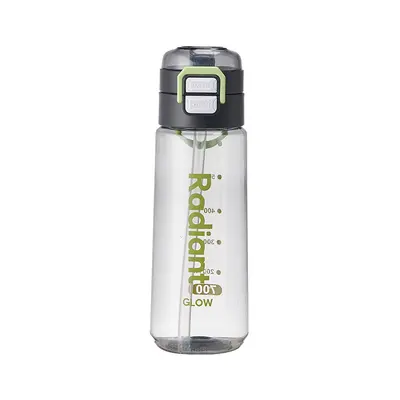 Fuxing doppelte Trinkbecher tragbar offene Sommer-Kunststoff-Wasserflasche hochwertiger Sporttrinkbecher mit Deckel zum Öffnen Strohhalm-Becher für Herren und Damen