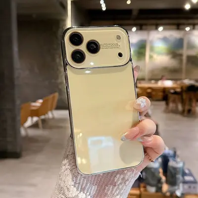 iPhone 17 Pro Max uyumlu kılıf, elektrokaplama cam - 12