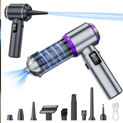车载吸尘器无线电量显示便携大吸力家用手持除尘器小型迷你吹尘器