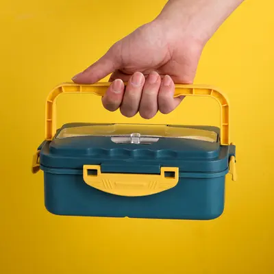 Wheat Straw Insulated Lunch Box, Microwave Safe, with Compartments