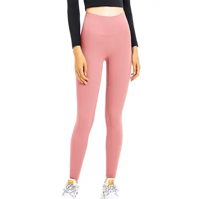 2023 Style High Elasticity Fashionable Slim Fit Yoga Pants for Women, No Awkward Line, Quick-Dry Elastic Solid Color Fitness Cropped Pants