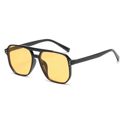 Neue grenzüberschreitende doppelschienige Flieger-Sonnenbrille, europäischer und amerikanischer Stil Herren-Fahrerbrille, hochwertige modische Damen-Sonnenbrille - 5