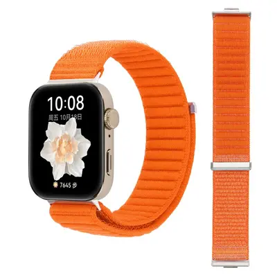 Wave Pattern Nylon Velcro Strap for Huawei Fit 5 - 11