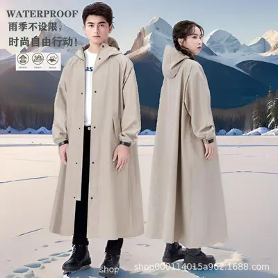 Full-body motorcycle raincoat, thickened for electric bikes - 2