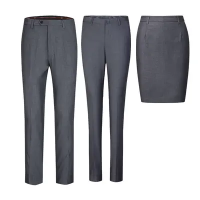 Wrinkle-Free Men's Formal Trousers, Black, Navy, Unisex Work Trousers