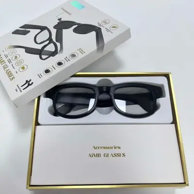 AIMB neuer G1MAX Smart-Brille 8 Millionen Bildstabilisierung 1080 HD-Videoaufnahme KI-Bilderkennung Übersetzung Anrufe - 5