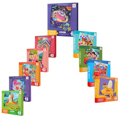 Wooden Animal Puzzle for Kids, Early Education Toy