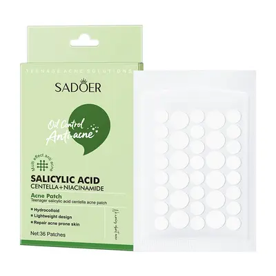 SADOER Salicylic Acid Centella Transparent Acne Patch for Teens - 7