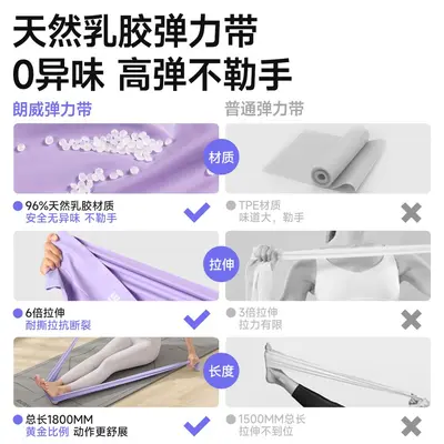朗威弹力带阻力带力量训练家用健身女生瑜伽拉力带练背开肩拉力绳