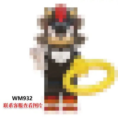 游戏系列拼装积木人仔WM6086外贸袋装拼装积木儿童玩具批发