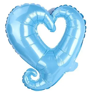 18 Zoll herzförmiger Folienballon - 11