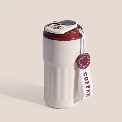 Lagerbestand 316 Edelstahl Becher 2025 neues Modell isolierter Becher Geschenkbox tragbarer Wasserbecher Andenken Smart-Kaffeetasse - 7