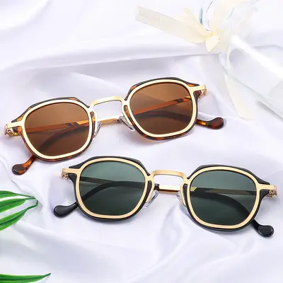 Metal Frame Sunglasses for Men and Women, UV400 Protection - 2