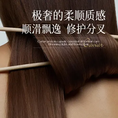 致朵鱼子酱蛋白胶囊护发精油头皮发丝抚顺毛躁护发厂家批发代发