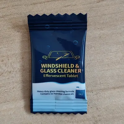 Effervescent Tablet Car Windshield Washer Concentrate, Super Concentrated, Summer
