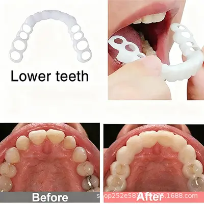 Perforated Denture Cover for Elderly Eating Aid - 3
