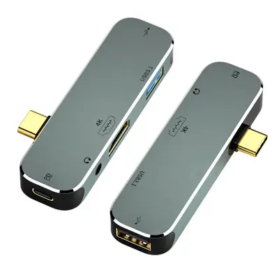 TypeC扩展坞HUB多功能转换器充电听歌USB3.0传输PD100W快充转接头 - 11