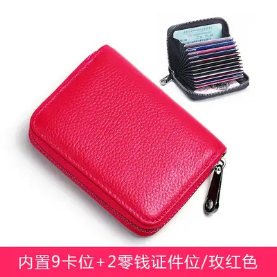 Men's Card Holder with RFID-Style Protection and Multiple Card Slots - 9