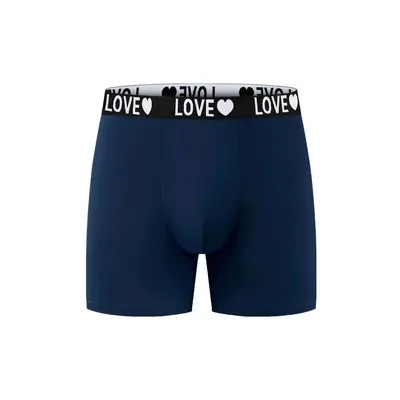 Herren Boxershorts lang mit Buchstaben-Bund, europäische Größen