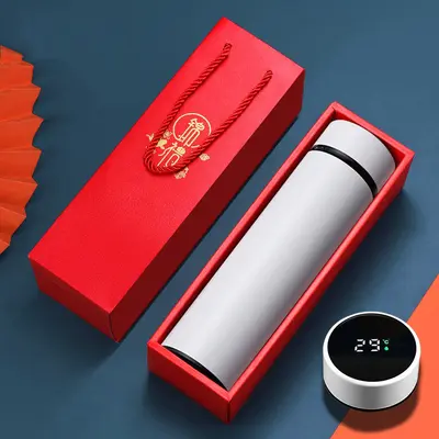 Intelligenter Thermobecher mit Temperaturanzeige, Edelstahl 304, mit Teesieb - 13