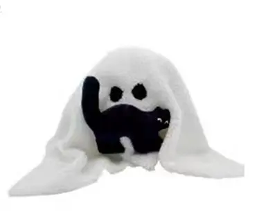 Halloween Ghost Pumpkin Plush Pillow - 10