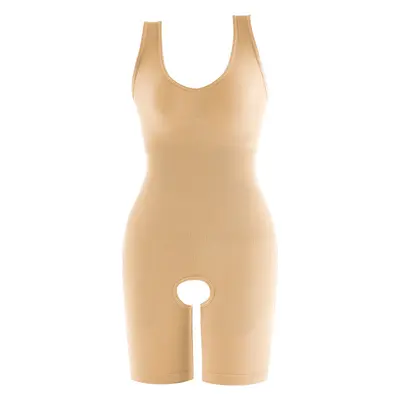 Plus Size Seamless Shapewear Bodysuit with Butt Lift
