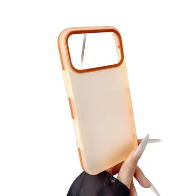 iPhone 18 Pro Max / 17 makaron şeffaf renkli kaymaz kılıf