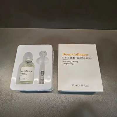 跨境专供胶原蛋白原液Deep Collagen Silk深层保湿安瓶精华液30ml