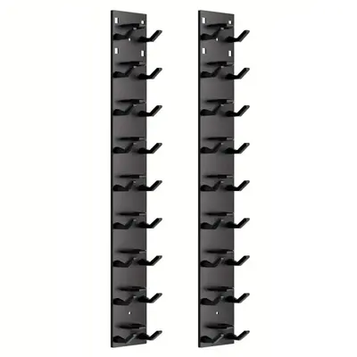 Self-Adhesive Wall-Mounted Baseball Cap Organizer, Multi-Layer Cap Display Shelf - 8