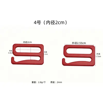 9-Character Buckle, Zinc Alloy Adjuster for Underwear and Bags