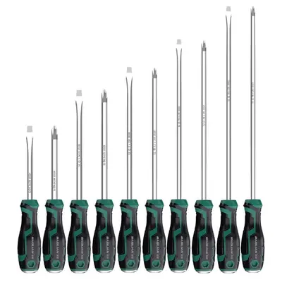 Tornavida seti güçlü manyetik Phillips ve düz uçlu Torx uçlı