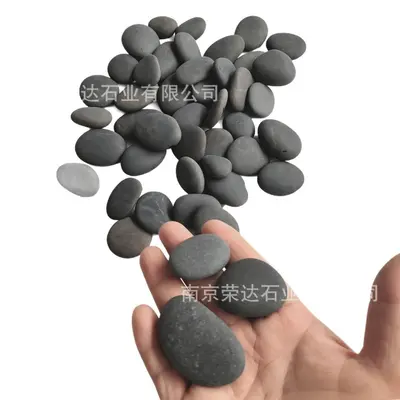 Mini Black Pebble Painting Kit for Kids, Creative Stone Art Set, Small Gift