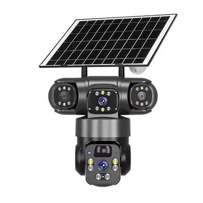 QL19 360-Degree Panoramic Wireless Camera, Solar-Powered, WiFi/4G