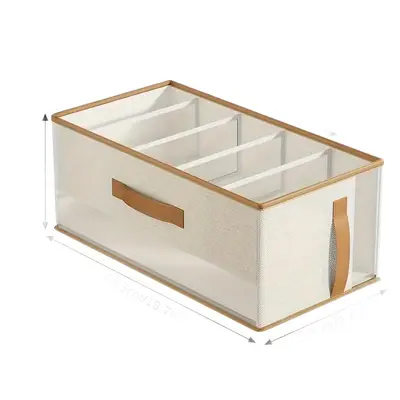 Aufbewahrungsbox für Handtaschen, staubdicht, großes Fassungsvermögen, Fachaufteilung, Aufbewahrungskorb für Hosen und Taschen, Haushalt, offen, Kleiderschrank-Organizer, Wäschesortierkiste