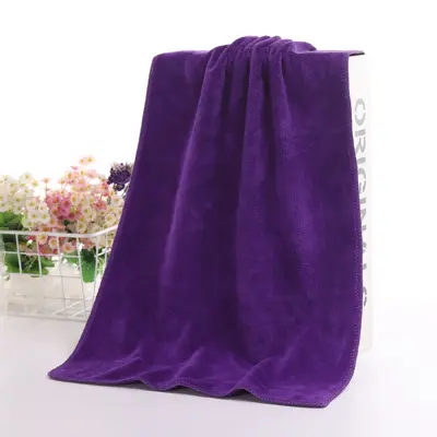 Berber dükkanı havlusu, güzellik salonu gri logolu baskılı mikrofiber havlu, kalın emici kuaför saç kesimi baş havlusu. - 9