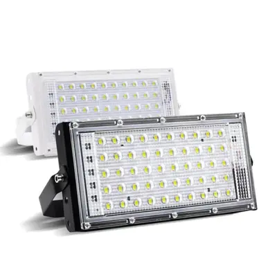 Sınır ötesi LED projektör 50W 100W dış mekan su geçirmez Avrupa fişli süper parlak projektör led spot