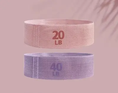 Kalça eğitimi için yoga elastik bant, fitness direnç bandı, Pilates kalça bandı, kalça daire örme bant, poundage germe eğitimi - 11