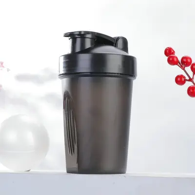 Spor spor protein tozu su bardağı öğrenci 400 ml şeffaf plastik bardak kullanışlı bardak ölçekli karıştırma çalkalayıcı bardak