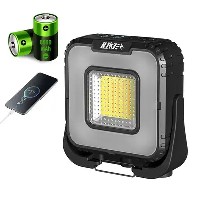 COB Rechargeable Magnetic Auto Repair Work Light with Hook, Multi-Light Source - 12