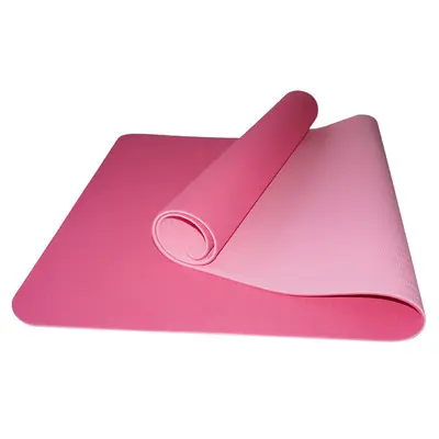 Çift Renkli TPE Yoga Matı, 6 mm, 80 cm Geniş, Kaymaz - 4