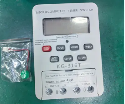 Üretici KG316T-II Mikrobilgisayar Zaman Kontrol Anahtarı Zaman Kontrolü Zamanlayıcı 220v Akıllı Ev - 8