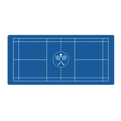 Diatomite Badminton Training Mat, Non-Slip and Quiet - 8