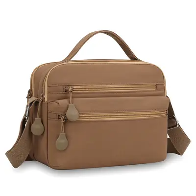 Small Square Nylon Crossbody Bag, Multifunctional Women's Shoulder Bag - 10