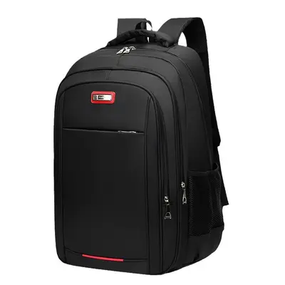 Large Capacity Men's Backpack, Black, Waterproof and Wear-Resistant - 6