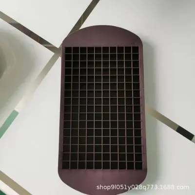 Lebensmittelqualität 160 Gitter 1 cm kleine quadratische Silikon-Eiswürfelform Haus leicht zu reinigen Brucheis-Eiswürfelform - 10