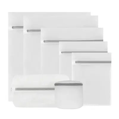 Shumi 70g kalınlaştırılmış çamaşır torbası, iç çamaşırı ve kıyafetler için ince ağlı büyük file çanta, ev tipi çamaşır makinesi saklama, toptan satış. - 9