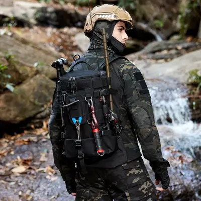 Cross-Border Outdoor Herren Rucksack multifunktionaler Rucksack große Kapazität Einzelschulter Handtasche Reisetasche Angelrucksack Lure Bag