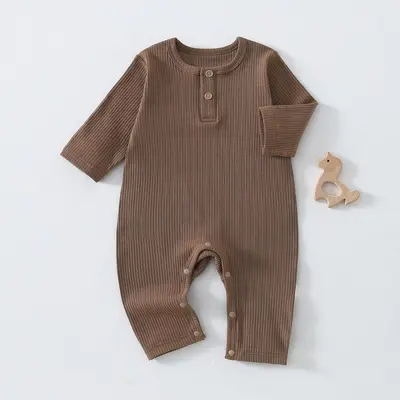 Baby-Strampler aus Baumwolle, 95 % Baumwolle, nahtlos, Frühling und Herbst - 13
